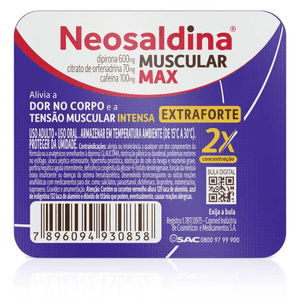 Neosaldina Muscular com 4 comprimidos