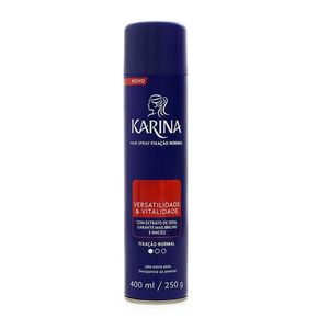 Hair Spray Karina Versatilidade & Vitalidade Fixação Normal 400ml