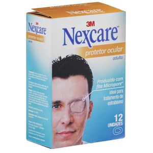 Protetor Ocular 3M Nexcare Adulto com 12 Unidades