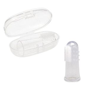 Escova Dental Massageadora Kess para Bebês com 1 Unidade + 1 Estojo Protetor