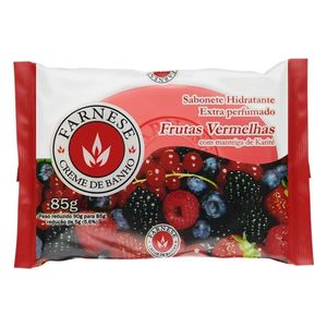 Sabonete em Barra Hidratante em Barra Frutas Vermelhas Farnese 85g
