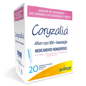 Coryzalia Allium Cepa 3CH + Associações Solução Oral 20 flaconetes