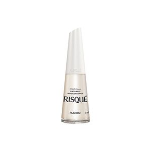 Esmalte Risqué Cintilante Platino 8ml