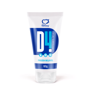 D4 Lubrificante Íntimo Beijável Frozen - 60g