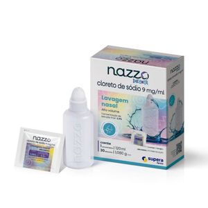 Nazzo 9mg/ml Infantil Alto Volume com Frasco Capacidade 120ml com 30 Envelopes com 1,080g