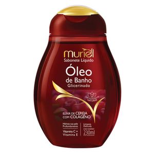 Sabonete Líquido Muriel Óleo de Banho Glicerinado Cereja e Colágeno 230ml