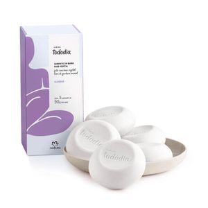 Sabonete em Barra Algodão Natura com 5 Unidades com 90g