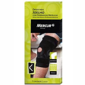 Joelheira Articulada com Dobradiças Metálicas Mercur Tamanho G com 1 Unidade