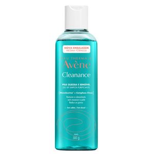 Gel de Limpeza Facial Avène Cleanance Pele Oleosa e Sensível 300g