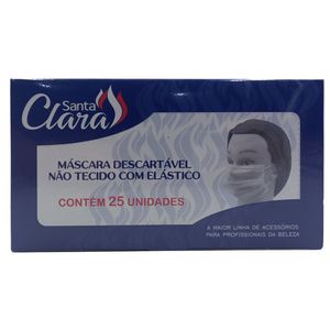 Máscara Descartável Santa Clara com 25 Unidades