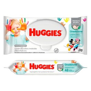 Huggies Toalha Umedecida One&Done com 48 Unidades