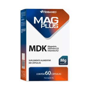 Mag Plus Mdk Herbamed com 60 Cápsulas