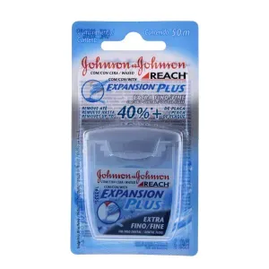 Fio Dental Johnson & Johnson Reach Expansion Plus Extra Fino 50m com 1 Unidade