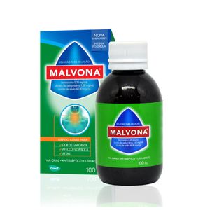 Malvona 0,2mg/ml + 60mg/ml + 1mg/ml Solução de Uso Dermatológico Frasco 100ml