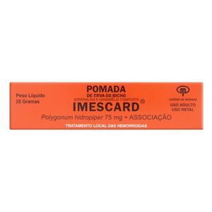 Imescard 1,25mg + 0,00625mg + 5mg + 0,75mg com Aplicador Pomada de Uso Retal Bisnaga 25g