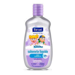 Sabonete Líquido Pró-Milk com Glicerina sem Corante Turma da Xuxinha Baruel 210ml
