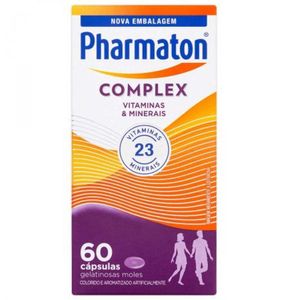 Multivitamínico Pharmaton Complex Sanofi com 60 Cápsulas Gelatinosas Moles