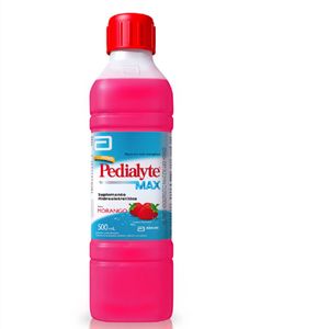 Pedialyte Max Solução de Uso Oral Sabor Morango 500ml