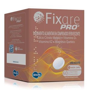 Suplemento Alimentar Fixare Pro+ EMS com 60 Comprimidos Efervescentes