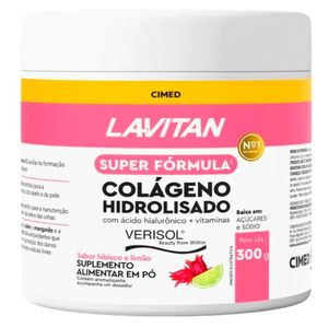 Lavitan Super Fórmula Colágeno Hidrolisado + Ácido Hialurônico 300g