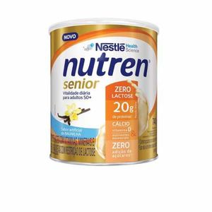 Nutren Senior Zero Lactose Sabor Baunilha Nestlé 740g