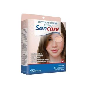 Protetor Ocular Estéril M Sancare com 10 Unidades