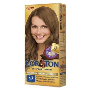 Coloração Permanente Cor&Ton 7.3 Louro Dourado