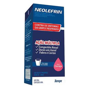 Neolefrin 40mg/ml + 1mg/ml + 0,4mg/ml com Copo Medidor Xarope Frasco 60ml
