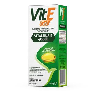 Vit E Gel 400UI Airela com 30 Cápsulas Gelatinosas