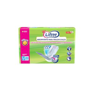 Absorventes para Fralda-Calça Lifree Tamanho Único Absorção Moderada a Intensa com 20 Unidades