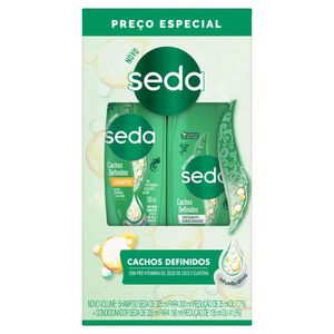 Kit Seda Cachos Definidos com Shampoo 300ml + Condicionador 190ml