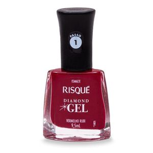 Esmalte Diamond Gel Vermelho Rubi Risqué 9,5ml