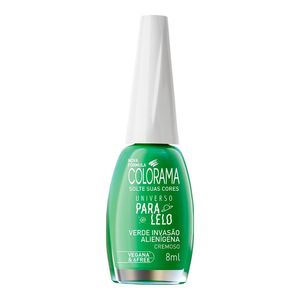 Esmalte Colorama Cremoso Verde Invasão Alienígena Solte Suas Cores Universo Paralelo 8ml