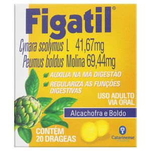 Figatil 41,67mg + 69,44mg com 20 Drágeas