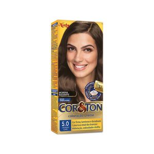 Tintura Cor&Ton Mini Kit Castanho Claro 5.0 com 1 Unidade