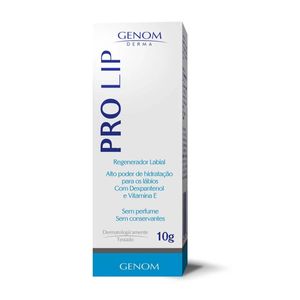 Regenerador e Hidratante Labial Pro Lip Genom Derma 10g