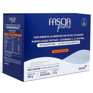 Fascia Prime Sabor Tangerina Biolab Sanus com 30 Sachês de 30g