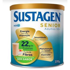 Complemento Alimentar Sustagen Senior Adultos 50+ Sem Sabor 370g
