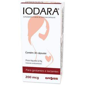 Suplemento Alimentar Iodara 200mcg com 30 Cápsulas