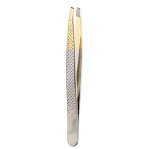 Enox Pinça Silver Gold Diagonal REF 1701 com 1 Unidade