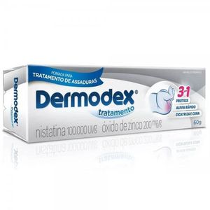 Dermodex 100,000UI/g + 200mg/g com Pomada de Uso Dermatológico 60g