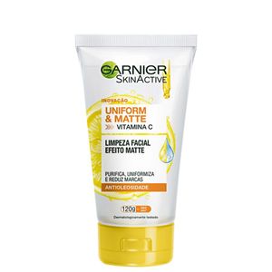 Gel de Limpeza Facial Garnier Skin Uniform & Matte 120g