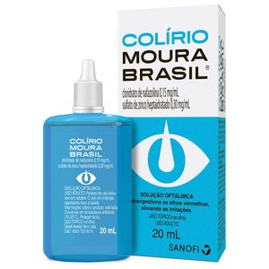 Colírio Moura Brasil 0,15mg + 0,3mg Solução de Uso Oftálmico 20ml