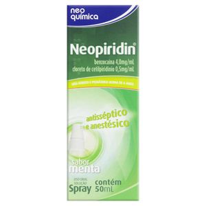 Neopiridin 4mg/ml + 0,5mg/ml Solução de Uso Oral Frasco Spray 50ml