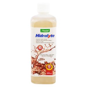 Hidralyte 2,05mg/ml + 0,98mg/ml + 22,75mg/ml + 2,16mg/ml Solução de Uso Oral Sabor Guaraná Frasco 500ml