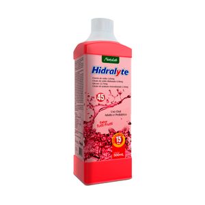 Hidralyte 2,05mg/ml + 0,98mg/ml + 22,75mg/ml + 2,16mg/ml Solução de Uso Oral Sabor Tutti-Frutti Frasco 500ml
