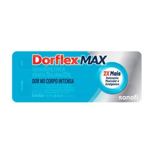Dorflex Max Analgésico e Relaxante Muscular com 4 Comprimidos