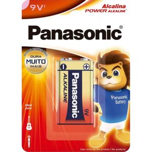 Pilha Panasonic Alcalina Power 9V com 1 Unidade