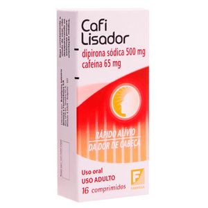 Cafilisador 500mg + 65mg com 16 Comprimidos