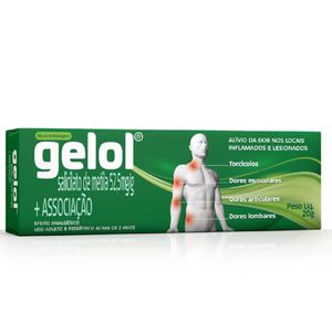 Gelol 52,2mg/g + 44,4mg/g + 20,0mg/g Pomada de Uso Dermatológico 20g